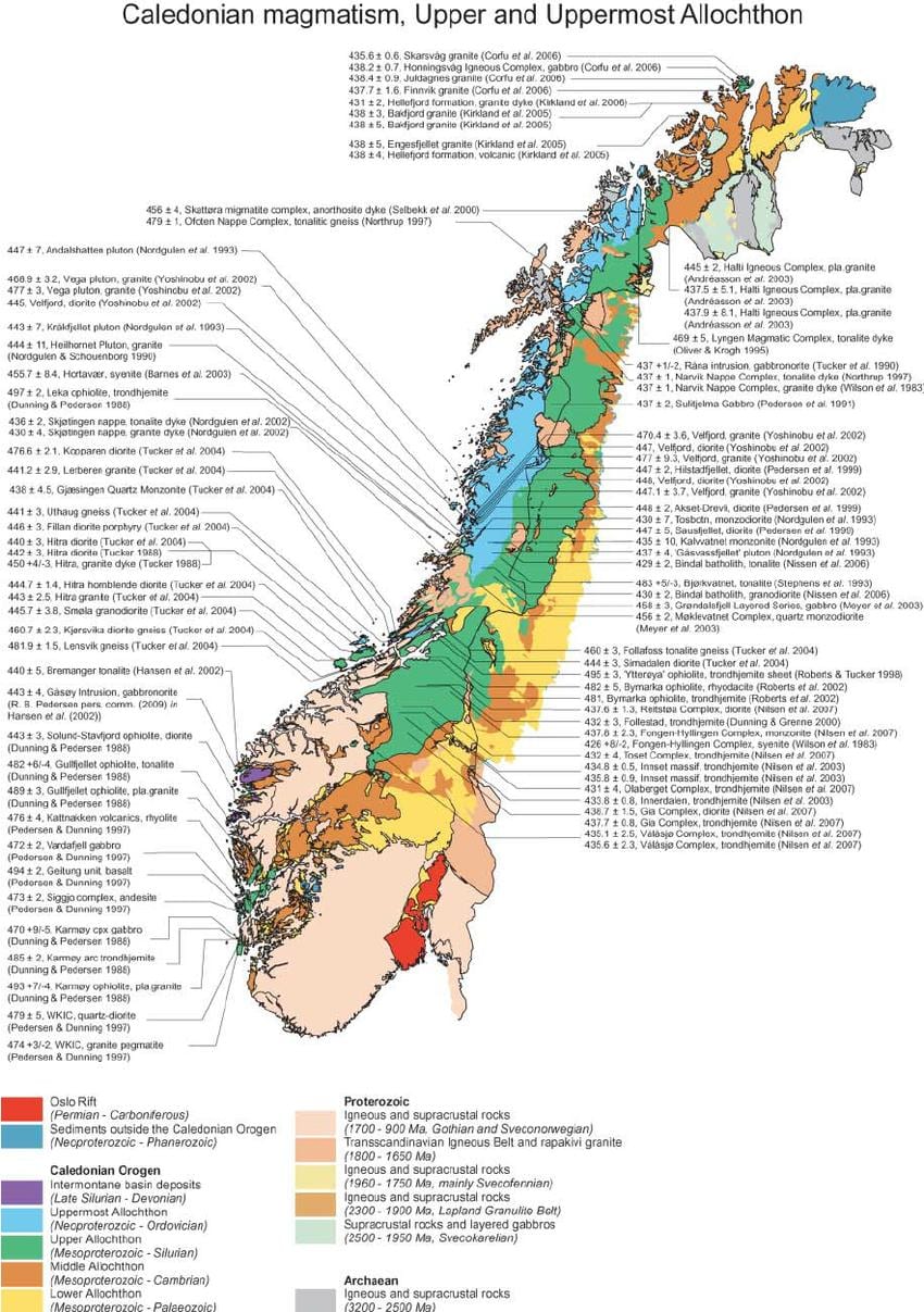 மேப் புவியியல் நோர்வே