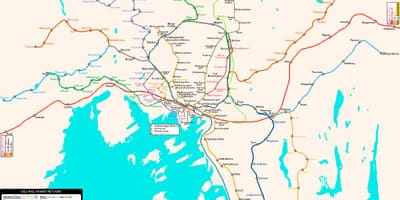வரைபடம் நார்வே மெட்ரோ