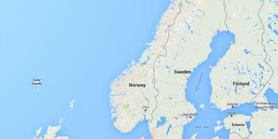 வரைபடம் norge நோர்வே