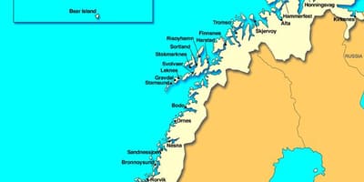 வரைபடம் kristiansand நோர்வே